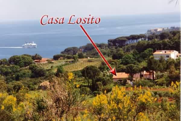 Studio-Appartment In Landhaus Mit Meerblick Porto Azzurro Exterior foto